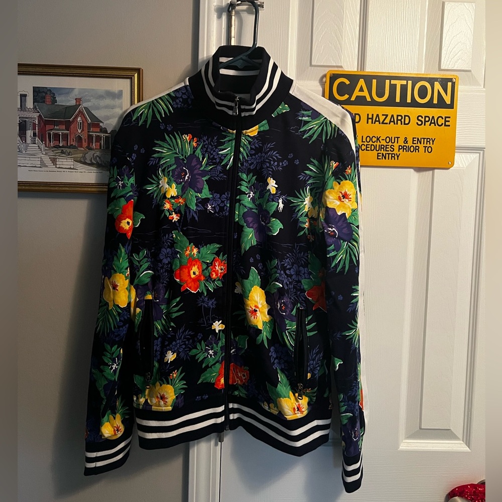 Polo Ralph Lauren Floral/Tropical Track Jacket, Small